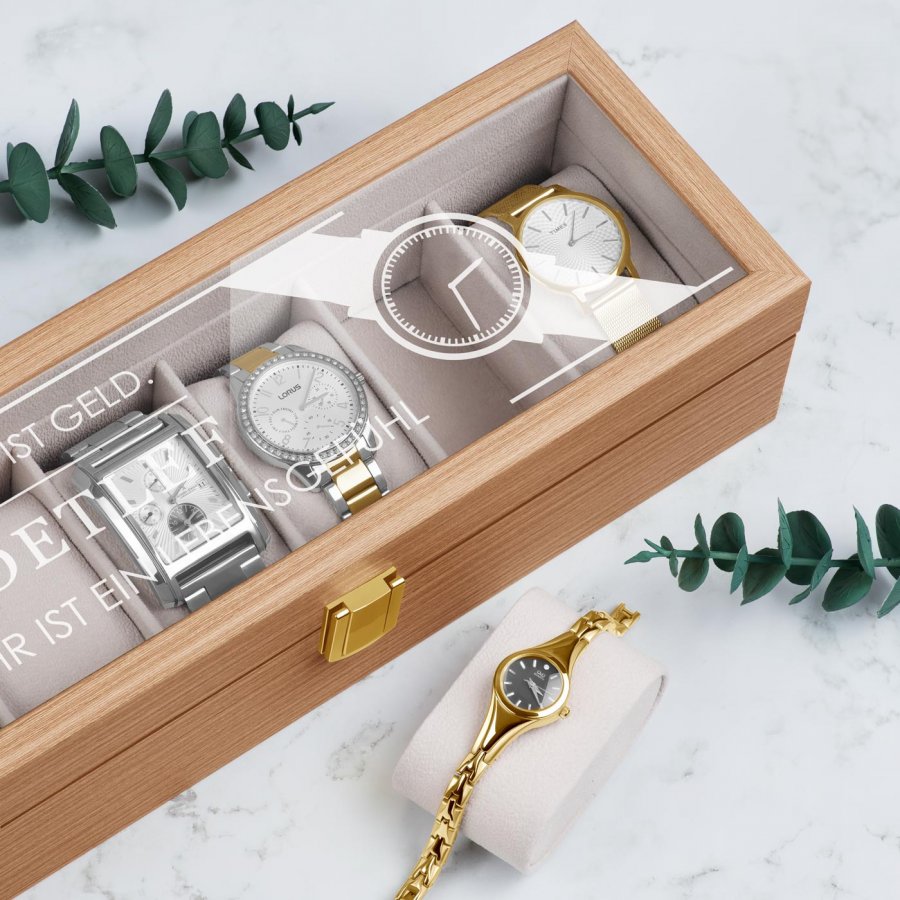 Uhrenbox aus Holz für Uhren mit Gravur für ihn MAVERTON