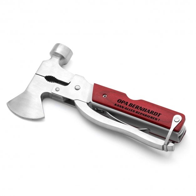 Kompaktes Multitool mit Gravur für Ihren Opa einen Heimwerker