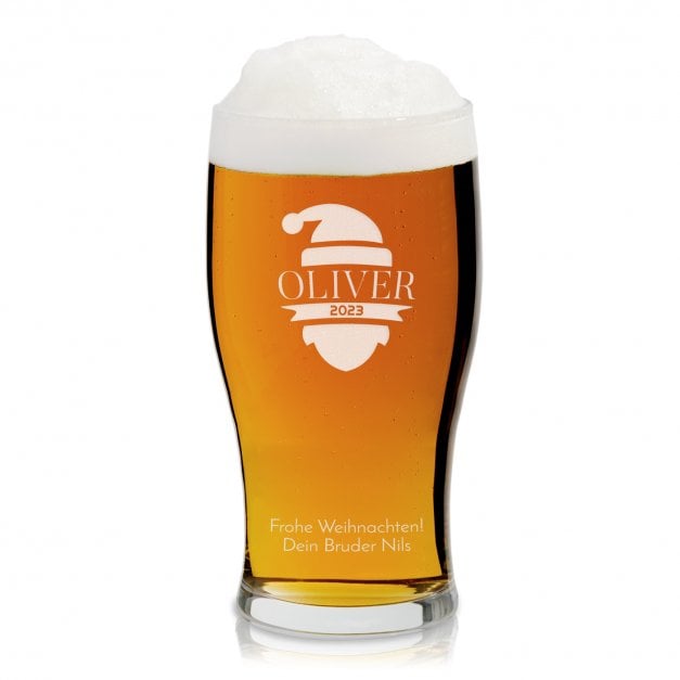 Bierglas mit Gravur für Ihren Bruder zu Weihnachten