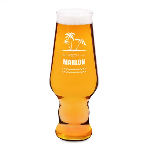Splendour Bierglas mit Gravur für einen Bierfan, Rentner 