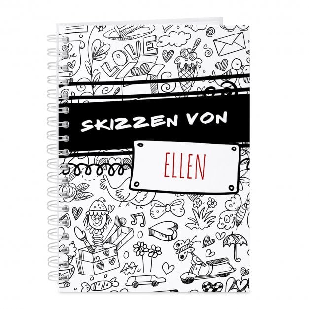  Notizblock für Memos mit Aufdruck für Sie, Geschenk für Mädchen zum Geburtstag