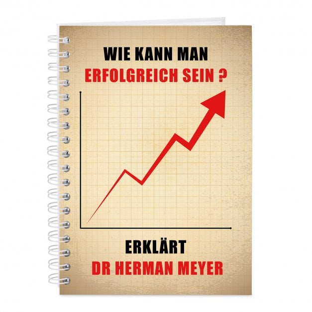 Classic Tagebuch mit Personalisierung im Hardcover für die Masterarbeit-Verteidigung 