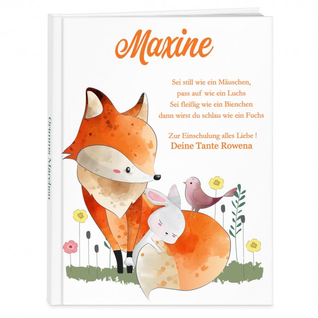Grimms-Märchenbuch für Kinder mit Aufdruck Füchslein