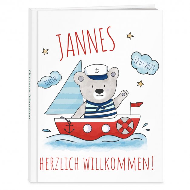 Grimms-Märchenbuch für Kinder mit Aufdruck Segler