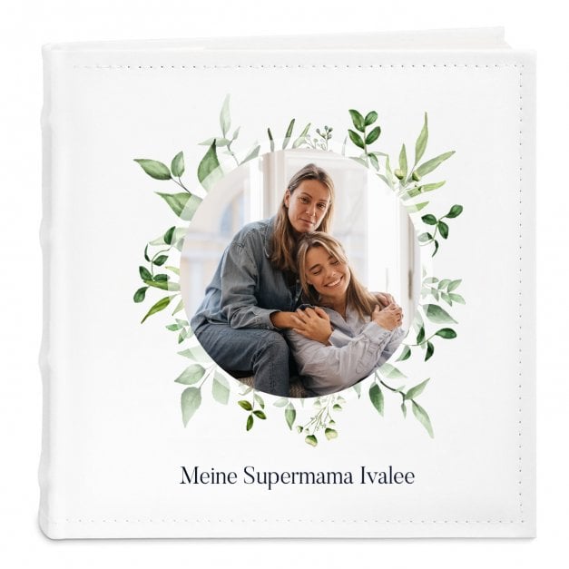 Fotoalbum zum Einstecken mit Aufdruck und eigenem Cover-Foto für Ihre Mama