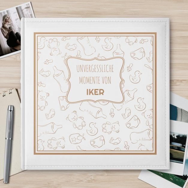 Einsteckalbum mit Audruckfür einen Jungen zum Jubiläum