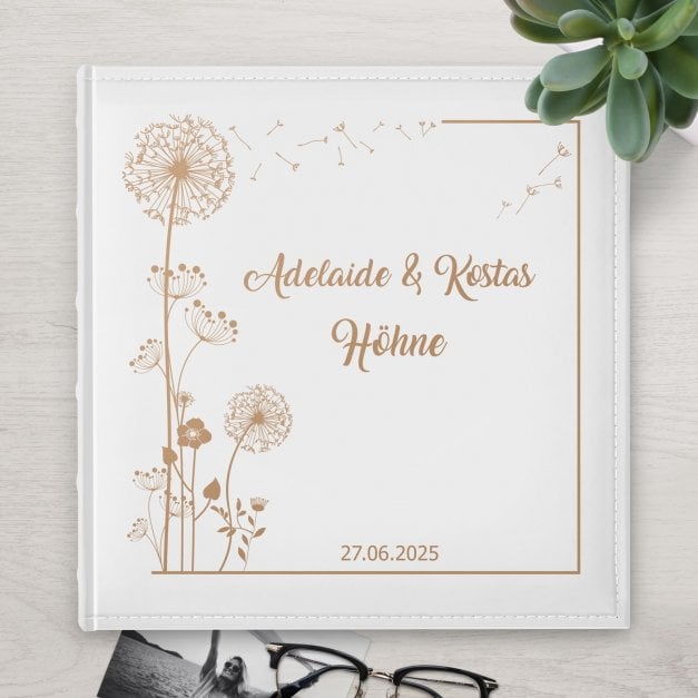 Einsteckalbum mit Aufdruck für ein Paar zur Trauung, Einweihugsparty, zum Hochzeitstag