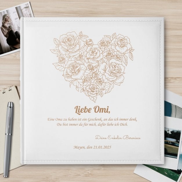 Einsteckalbum mit Aufdruck für Ihre Großmutter