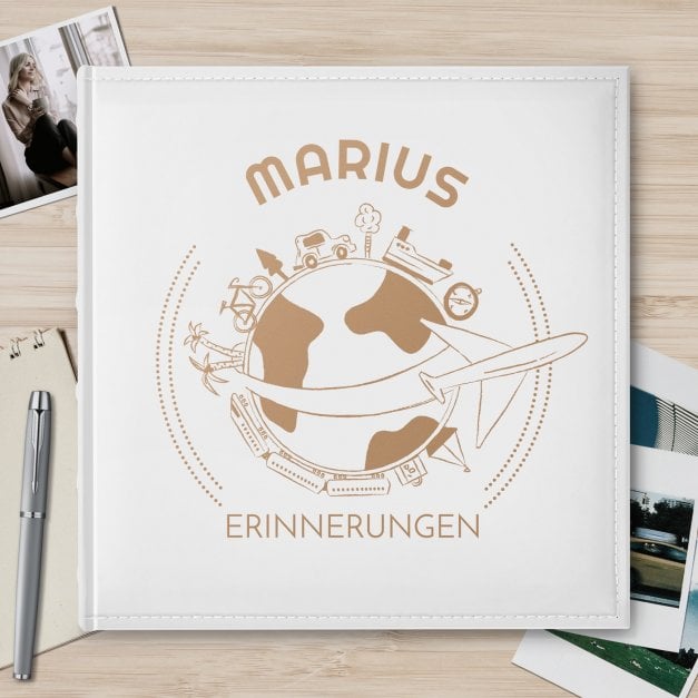Einsteckalbum mit Aufdruck für einen Jungen zum Jubiläum