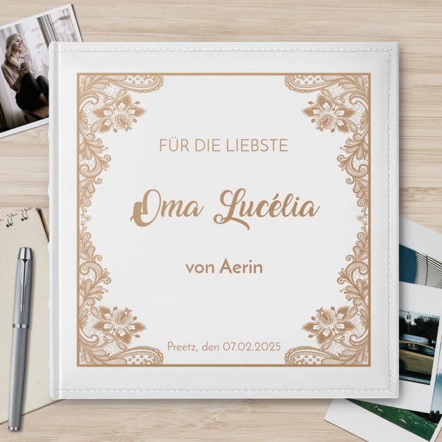 Einsteckalbum mit Aufdruck für Ihre Oma zum Geburtstag