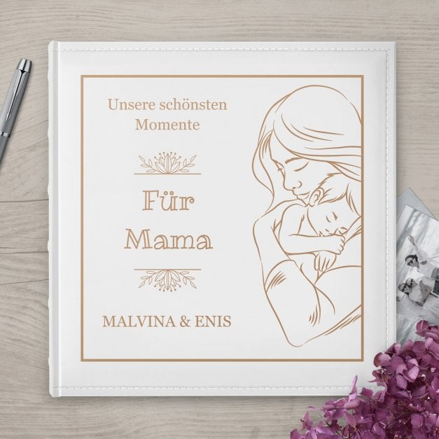 Einsteckalbum mit Aufdruck für Ihre Mama zum  Muttertag