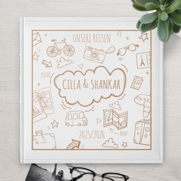 Einsteckalbum mit vfür ein Abenteurer zur Hochzeit, zum Jahrestag