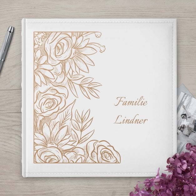 Einsteckalbum mit Aufdruck für ein Paar zur Hochzeit, zum Einzug, Hochzeitsjubiläum