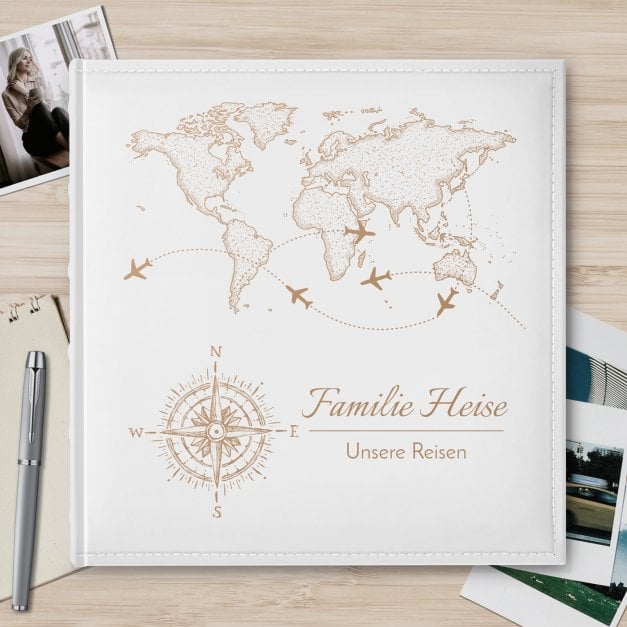Einsteckalbum mit Aufdruck für ein Paar zur Hochzeit, zur Einweihungsparty, zum Jubiläum