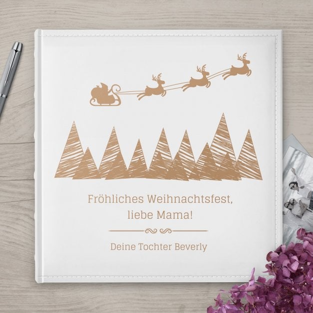 Einsteckalbum mit Aufdruck für Ihre Mama zu Weihnachten