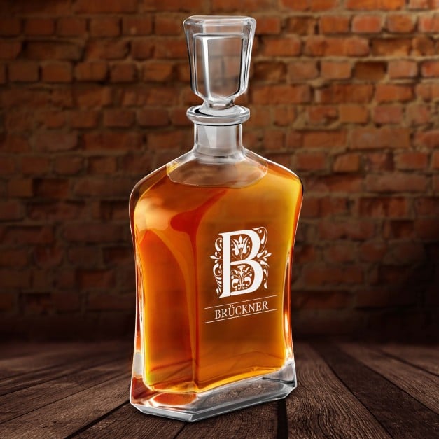 Whisky Karaffe mit Gravur für ihn und einen Gentleman