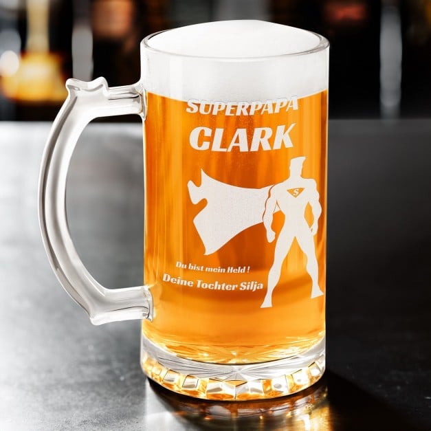 Bierkrug mit Gravur für Ihren Vater