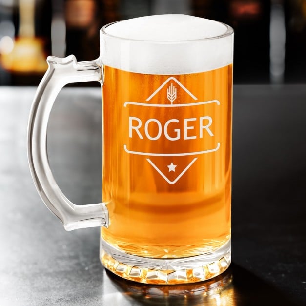 Bierkrug mit Gravur für ihn zum Ehrentag