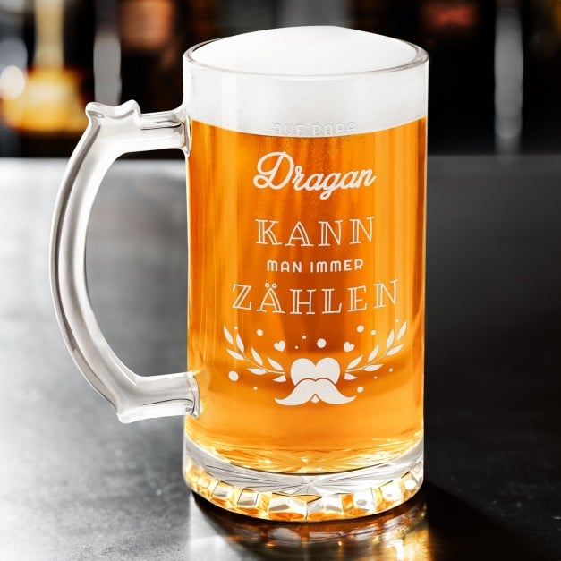 Bierkrug mit Gravur für ihn zum Weihnachtsfest
