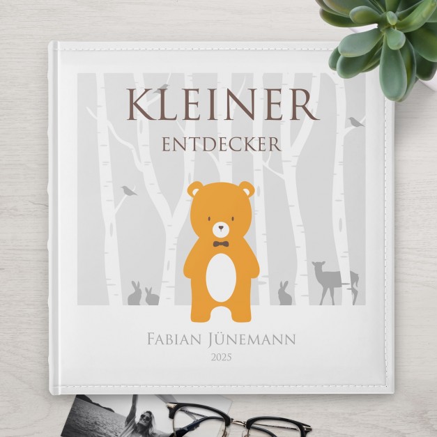 Fotoalbum mit Aufdruck zum Einstecken für einen Jungen zum Ehrentag