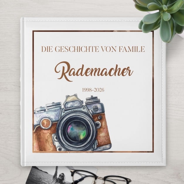 Fotoalbum mit Aufdruck zum Einstecken für ein Paar zur Hochzeit zum Jahrestag Einzug
