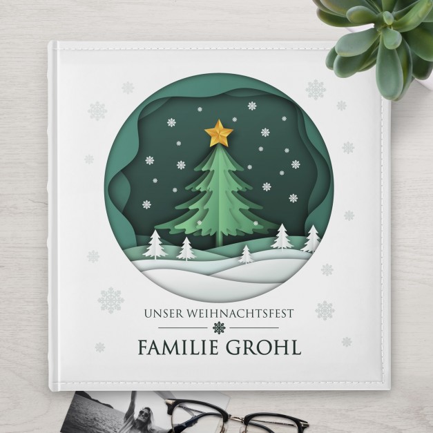 Fotoalbum mit Aufdruck zum Einstecken für ein Paar zu Weihnachten