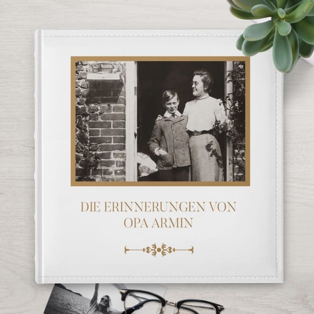 Fotoalbum mit Aufdruck zum Einstecken für Ihren Großvater