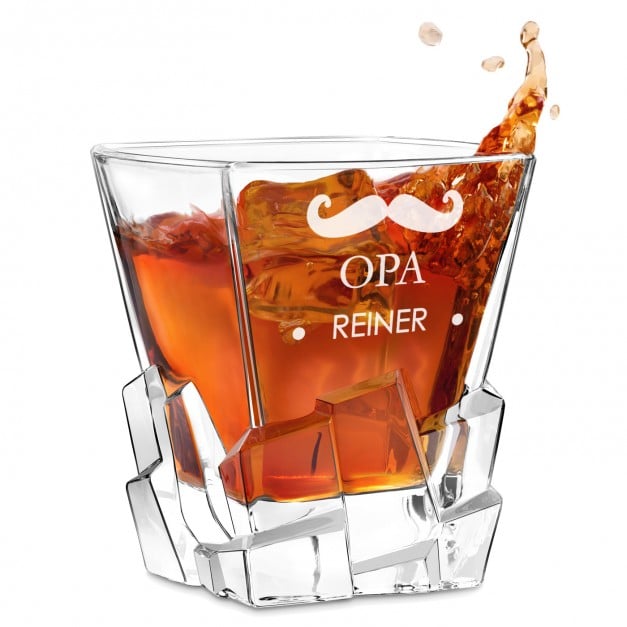 Ice Blink Whisky Glas mit Gravur für Ihren Opi zum Geburtstag
