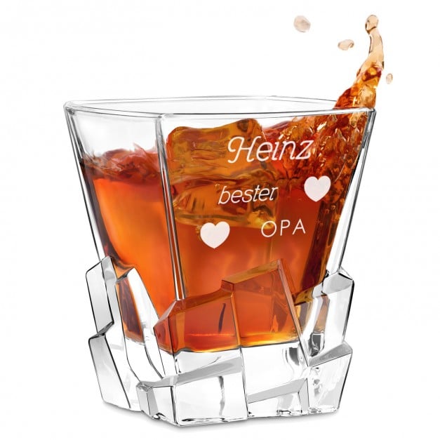 Ice Blink Whisky Glas mit Gravur zum Opatag