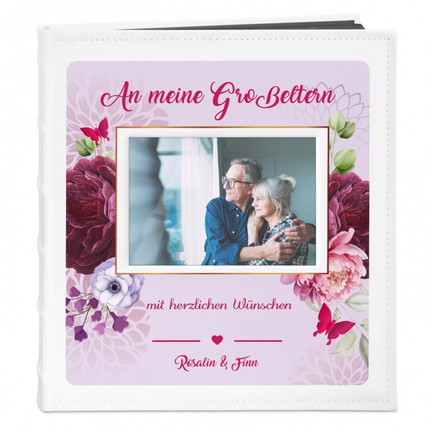 copy of Fotoalbum mit Sichtfenster mit Gravur für Ihre Großeltern