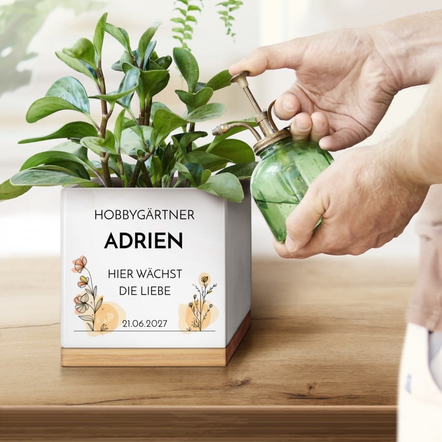 Maverton Personalisierte Keksdose Keramik - 3 Liter Vorratsglas Mit Deckel