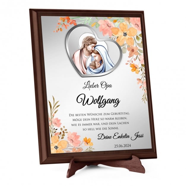 Personalisierte Holztafel mit Aufdruck für Ihren Opa zum Opatag, Geburtstag
