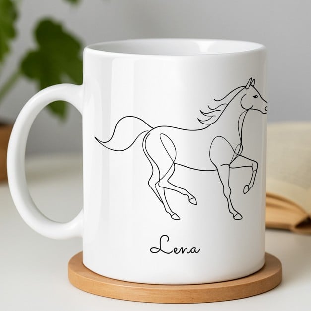 Kaffeebecher mit Aufdruck Weiß/Glänzend für Ihre Freundin zum Ehrentag