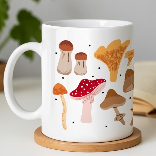 Kaffeebecher mit Aufdruck Weiß/Glänzend für sie zum Geburtstag