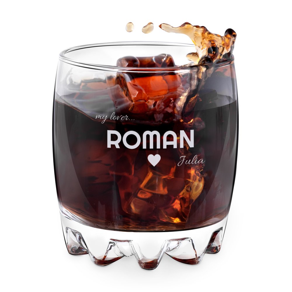 Sylvana Whisky Glas mit Gravur für ihn zum Valentinstag