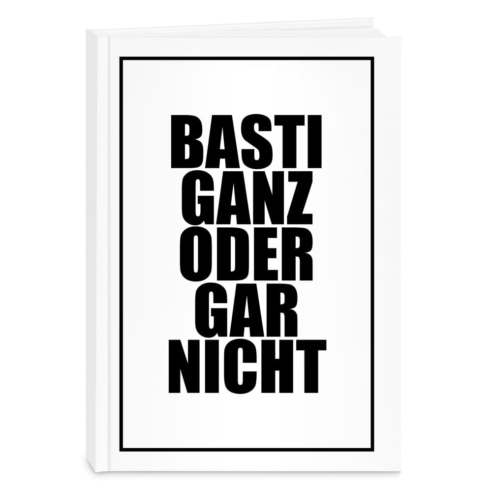 Undatierter Terminplaner im Hardcover im A5-Format für einen Mann