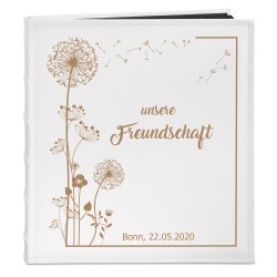 Fotoalbum mit Aufruck zum Einkleben für ein Paar zur Hochzeit, zum Hochzeitstag