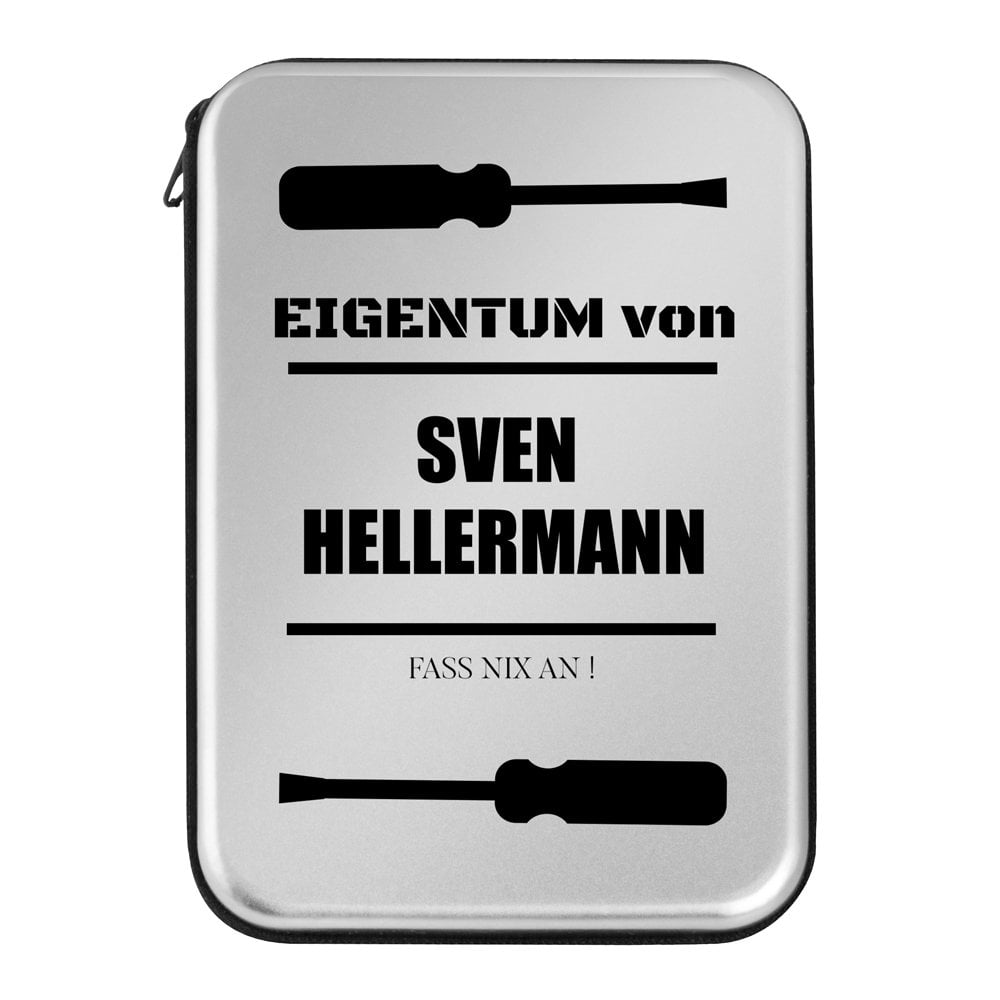 Werkzeug-Set mit Aufdruck für ihn