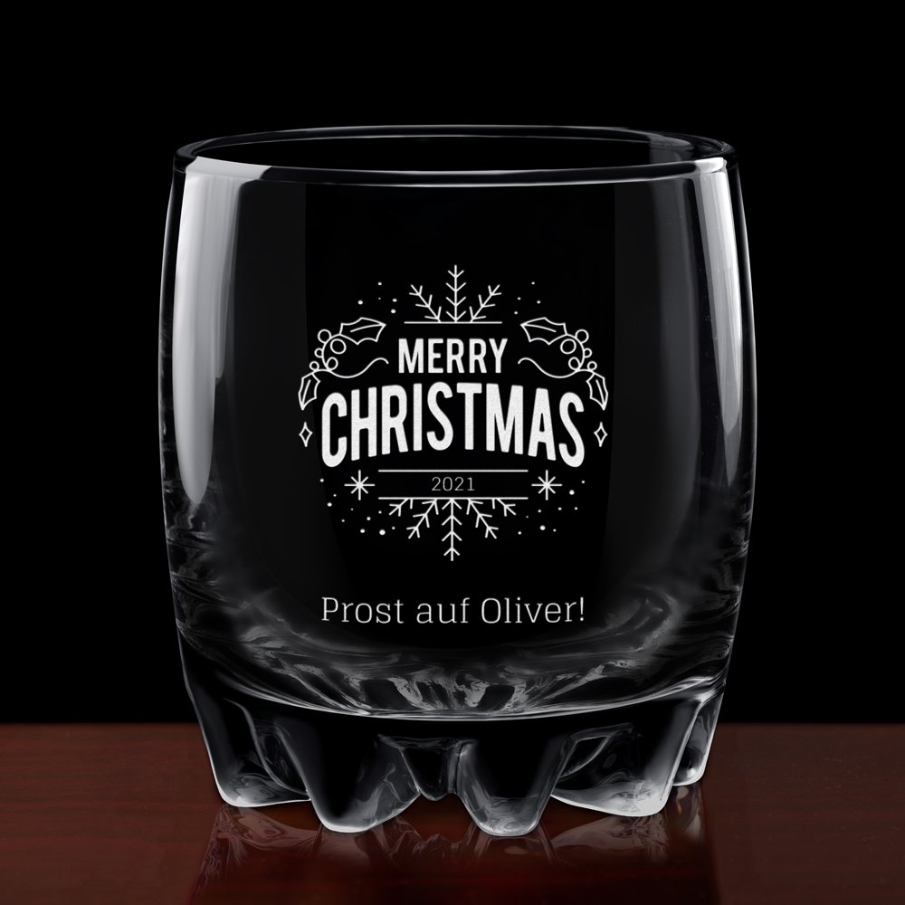 Sylvana 6er Whisky Gläser Set mit Gravur für sie zum Weihnachtsfest