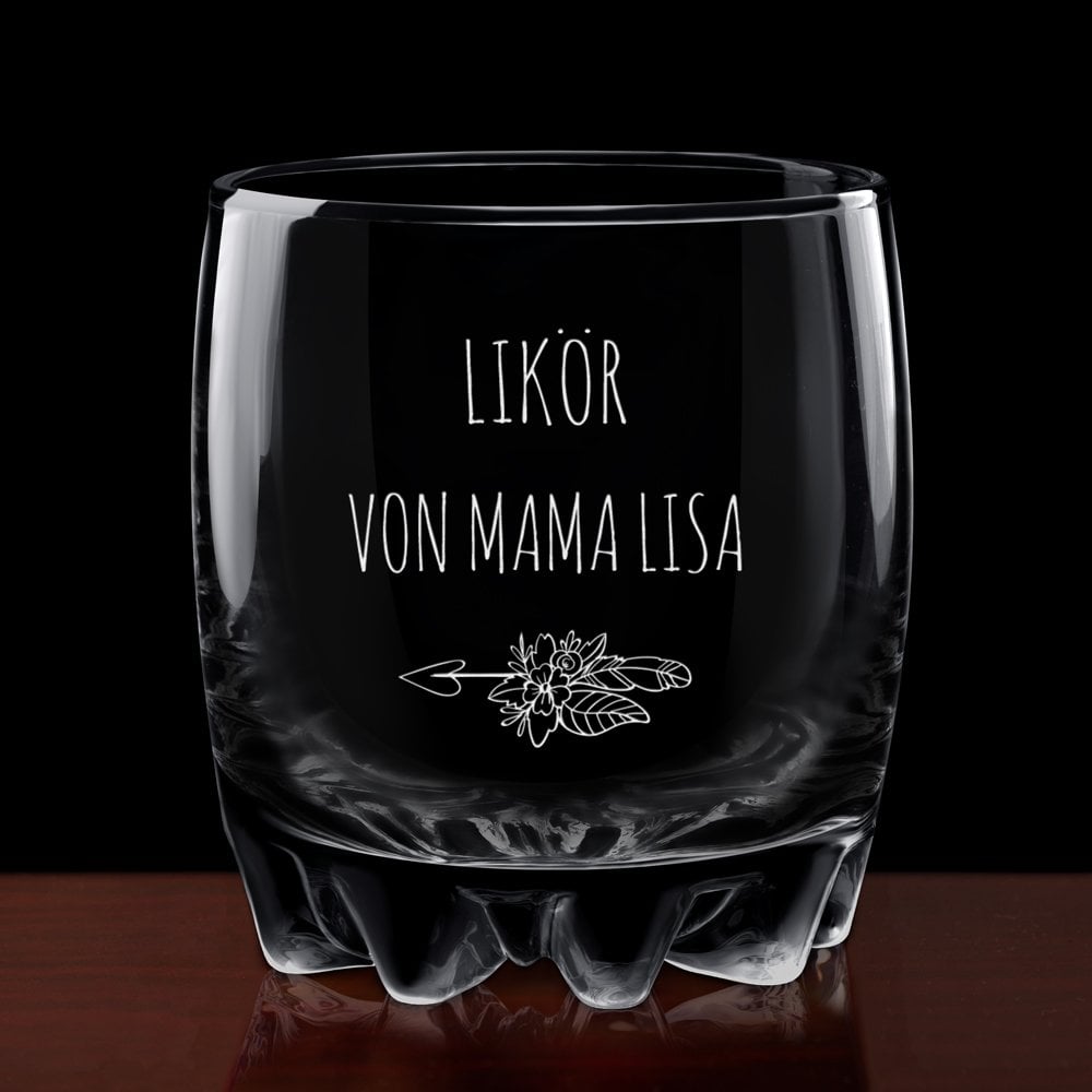 Sylvana Whisky Glas mit Gravur für Ihre Mama