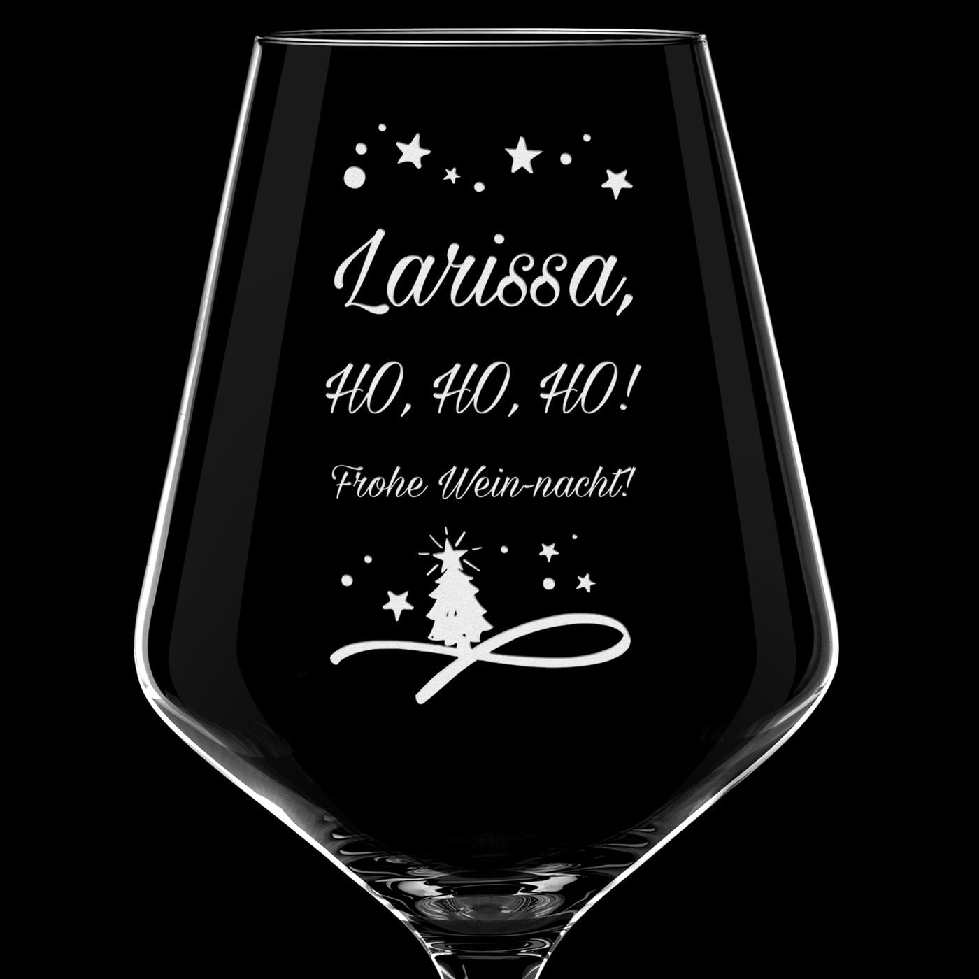 6er Avant-garde Weingläser Set mit Gravur für sie zu Weihnachten