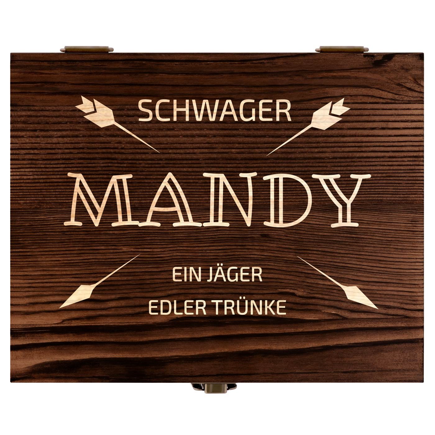 Whisky Steine Set in Holzbox mit 2 Gläsern und Gravur für Ihren Schwager
