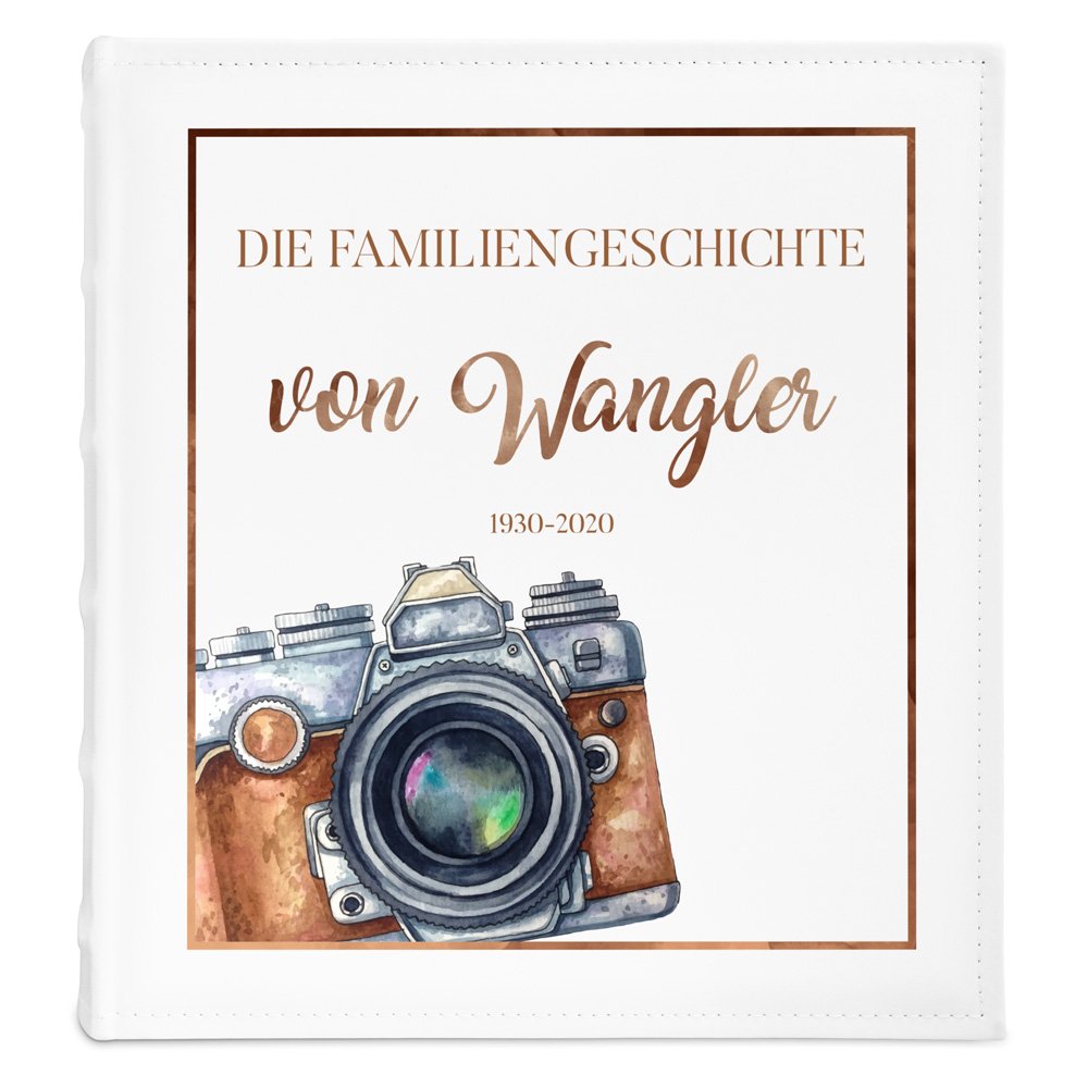 Fotoalbum mit Aufdruck zum Einkleben für ein Paar