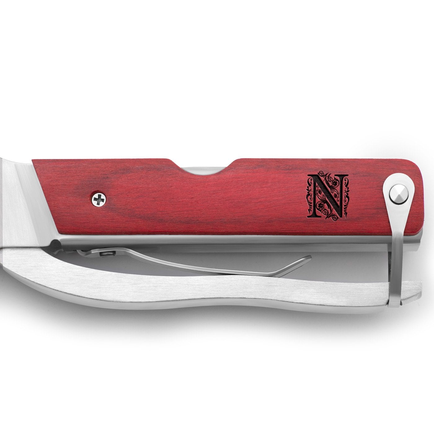 Kompaktes Multitool mit eingravierter Initiale
