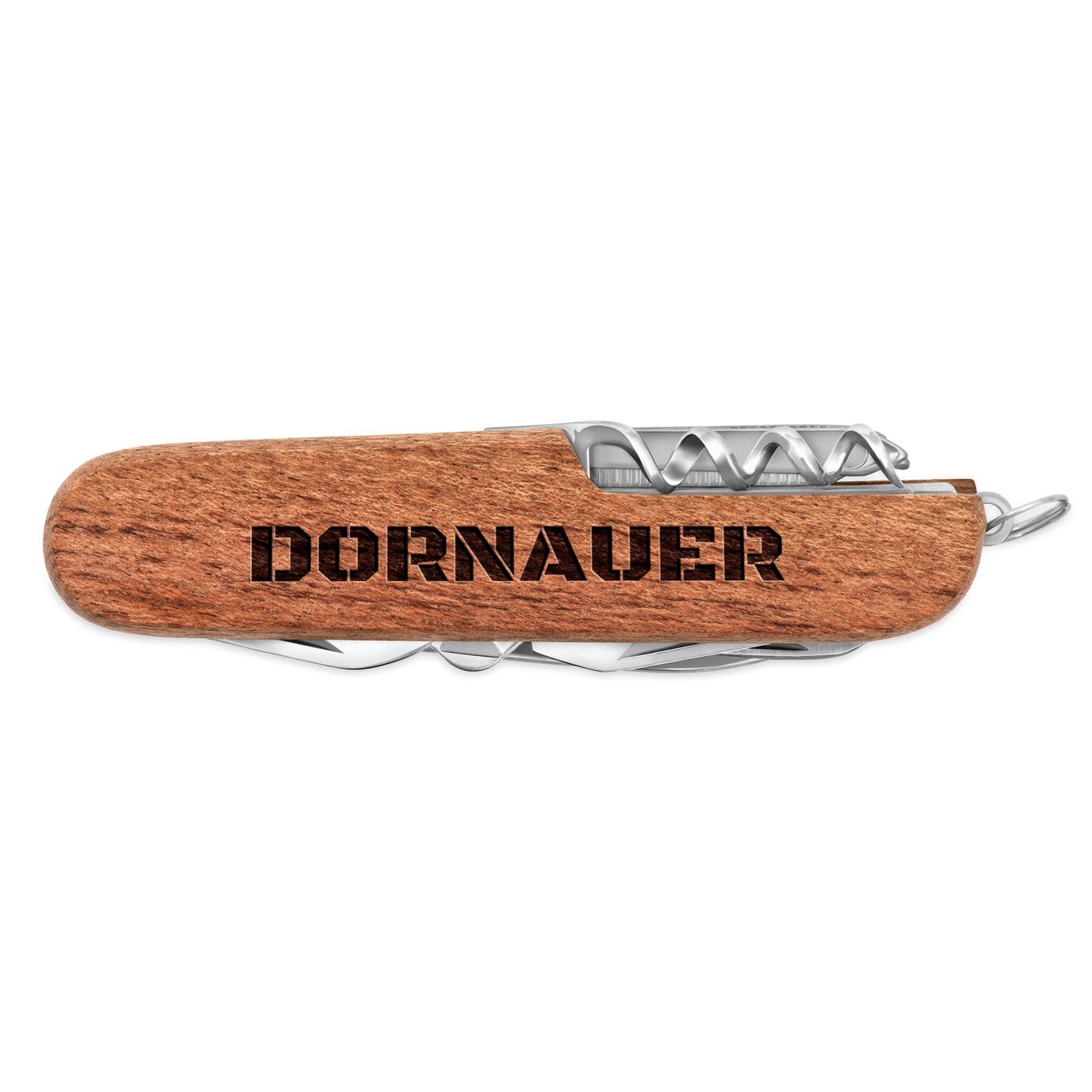 Holz Taschenmesser mit eingraviertem Namen für ihn