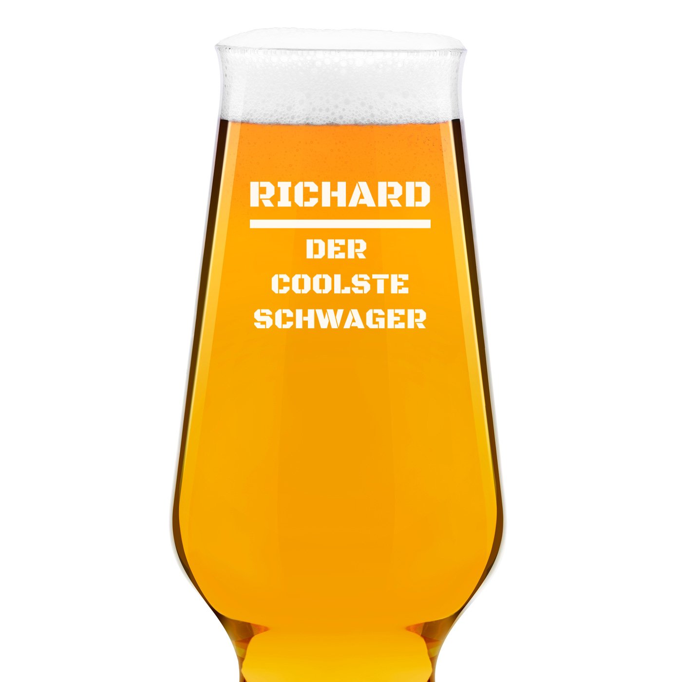 Splendour Bierglas mit Gravur für Ihren Schwager