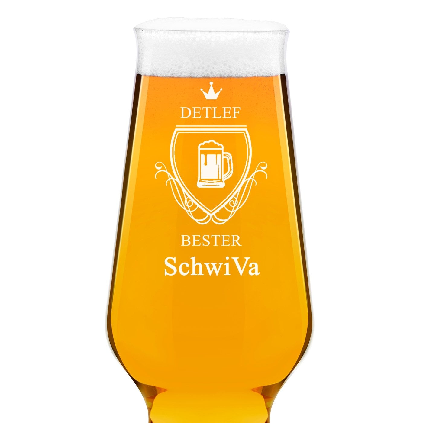 Splendour 6er Biergläser Set mit Gravur für Ihren Schwiegervater