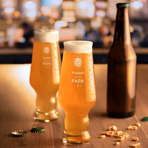 Splendour 6er Biergläser Set mit Gravur für Ihren Vater