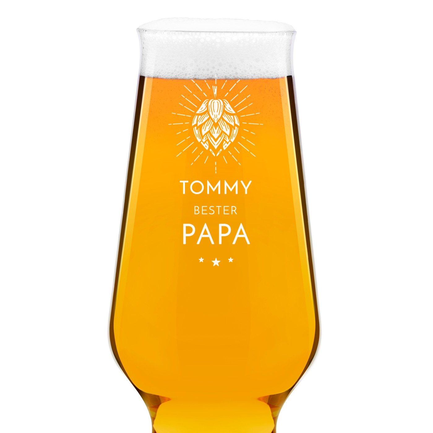 Splendour 6er Biergläser Set mit Gravur für Ihren Vater