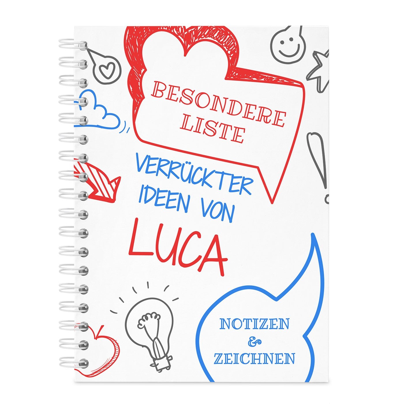 Bedruckter Notizblock für einen Jungen zum Geburtstag oder Kindertag